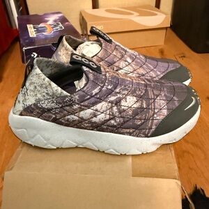 RARE NEW ATMOS ACG MOC 3.5 SE NIKE COLAB 6.5 menS 8 women Camo Slip-On Sneakers